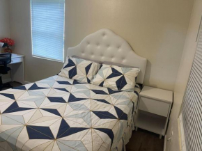 Private Queen Bedroom B house shared common spaces